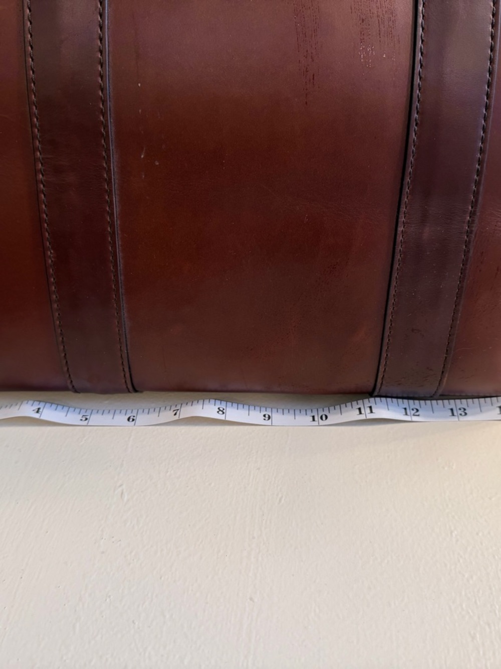 Coach Leather Tote Bag – Saddle Brown / Vintage Style - Picture 4 of 4
